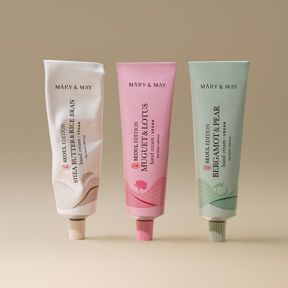 Mary&May Seoul Edition Hand Cream Trio Set (50ml x3) Korean body care product image