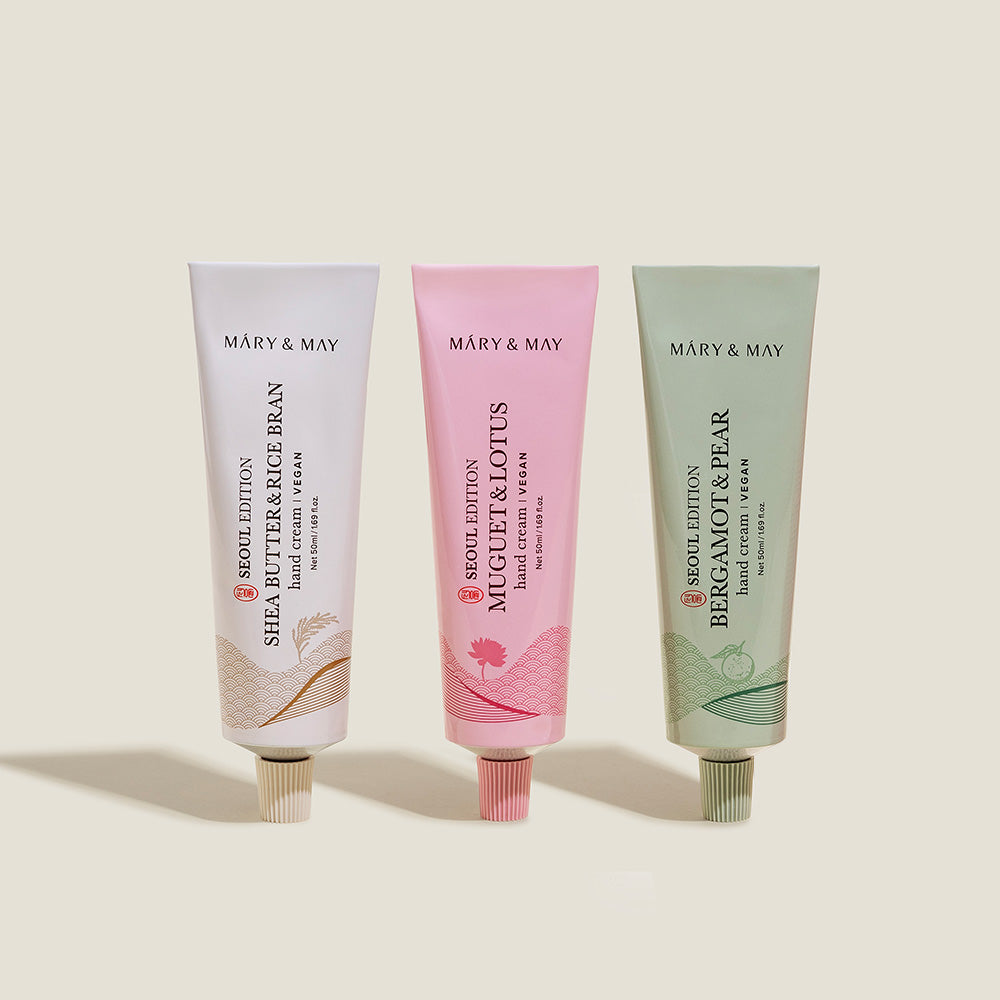 Mary&May Seoul Edition Bergamot & Pear Hand Cream 50ml Korean body care product image