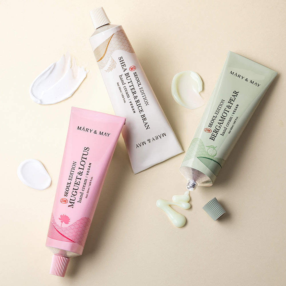Mary&May Seoul Edition Bergamot & Pear Hand Cream 50ml Korean body care product image