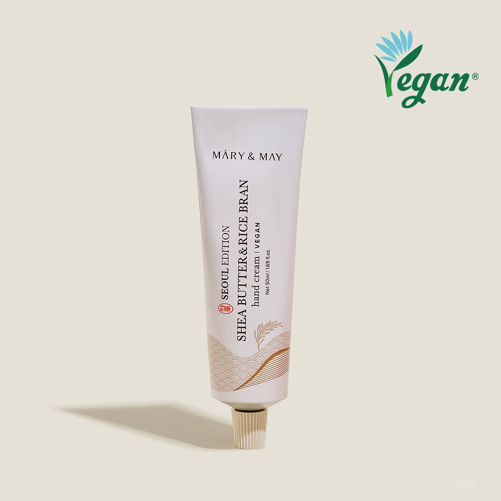 Mary & May Seoul Edition SHEA BUTTER & RICE BRAN Hand Cream 50ml - Mary & May Face Moisturizer product image