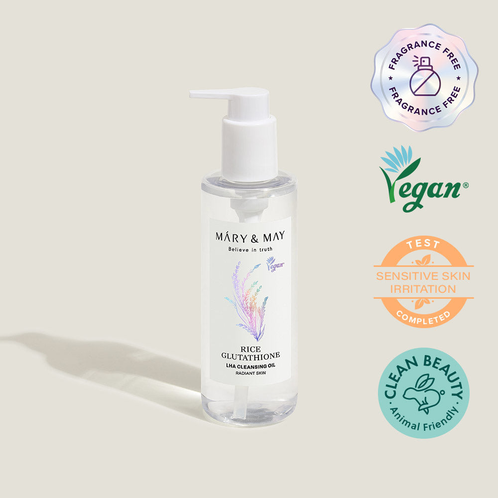 Mary & May Rice Glutathione LHA Cleansing Oil 200ml - Mary & May Facial Cleanser product image