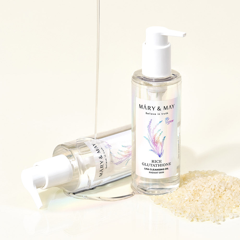 Mary&May Rice Glutathione LHA Cleansing Oil 200ml Korean cleanser product image