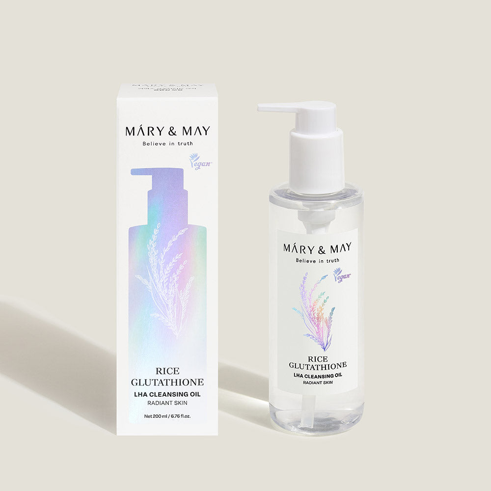 Mary&May Rice Glutathione LHA Cleansing Oil 200ml Korean cleanser product image