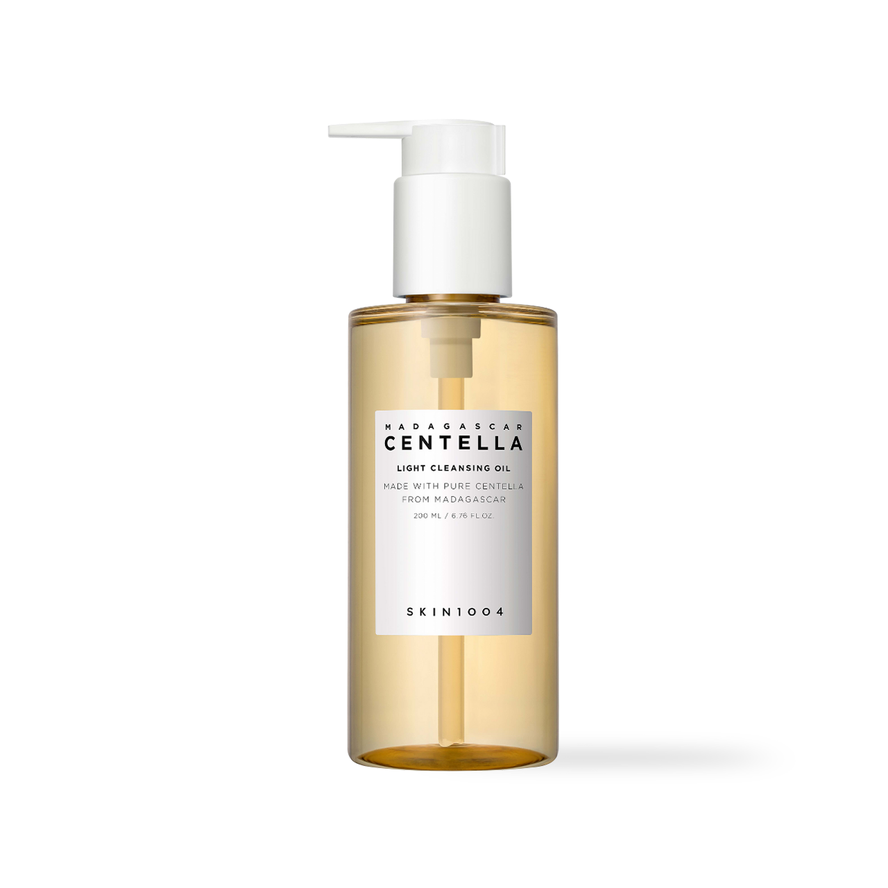 SKIN1004 Light Cleansing Oil shown at true size next to a coin for scale