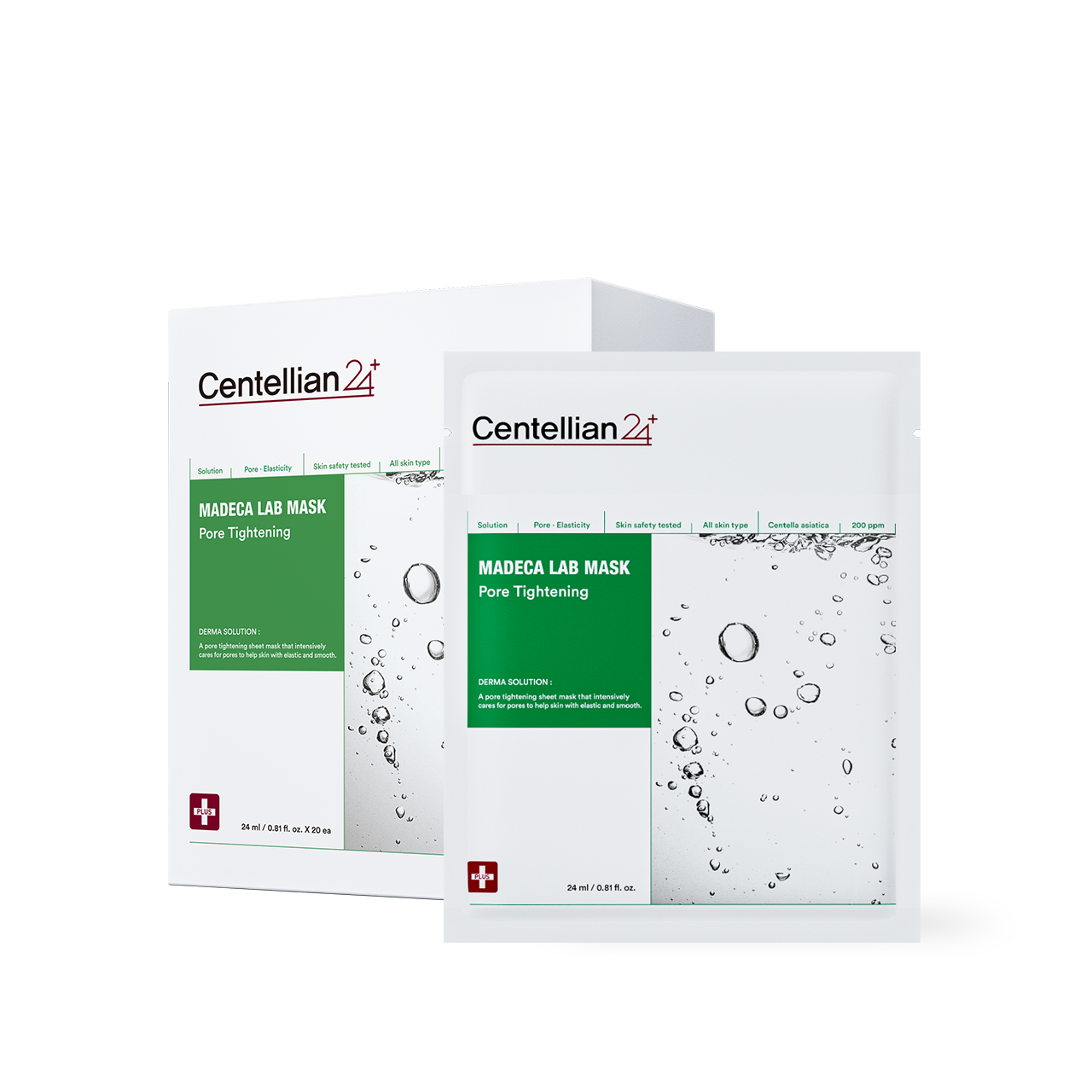 Centellian24 Madeca Lab Mask Pore Tightening 25ml x 20pcs Korean skincare product image