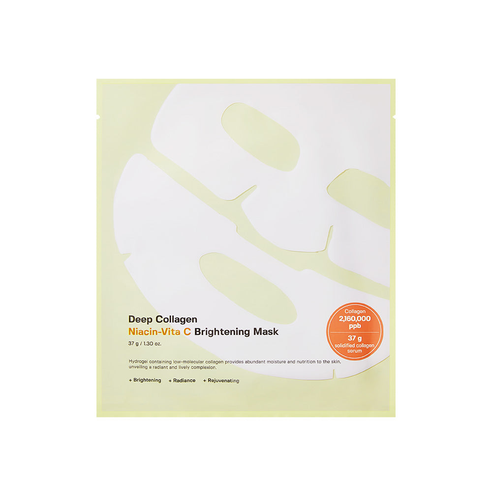 SUNGBOON EDITOR Deep Collagen Niacin Vita C Brightening Mask 37g x 4ea Korean skincare product image
