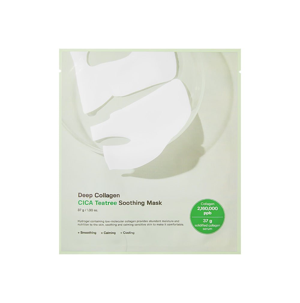 SUNGBOON EDITOR Deep Collagen Cica Teatree Soothing Mask 37g x 4ea Korean skincare product image