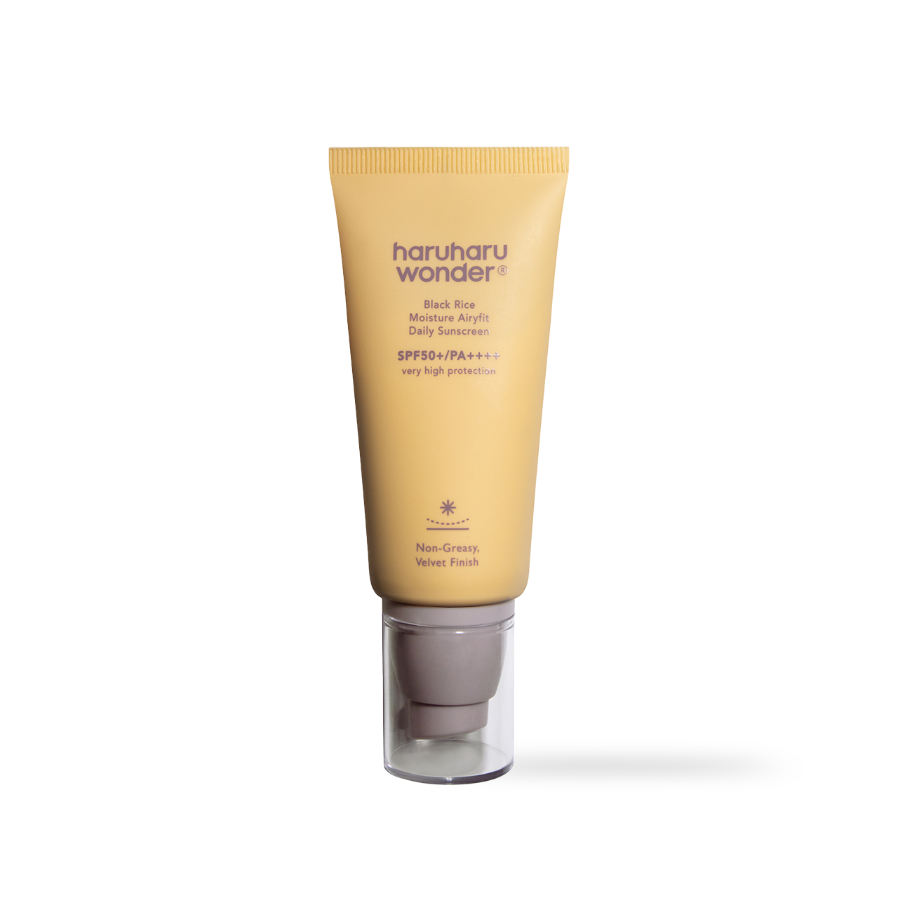 Haruharuwonder Black Rice Moisture Airyfit Daily Sunscreen Unscented SPF50+ 50ml - Haruharuwonder Sunscreen product image