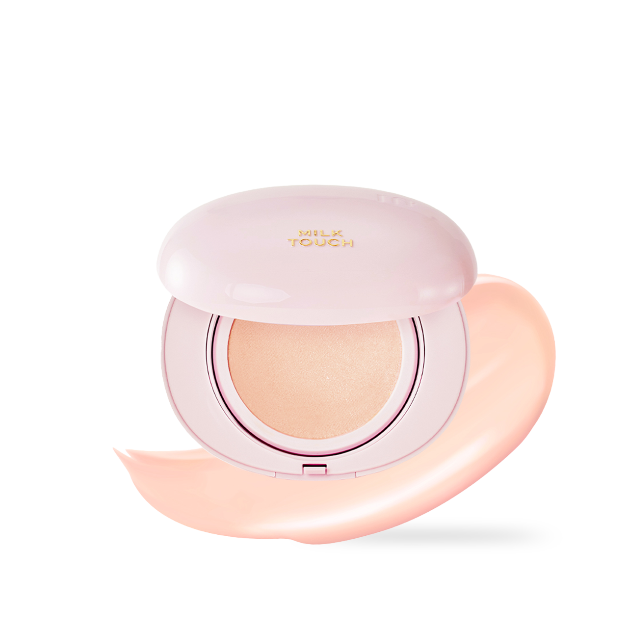 Milk Touch All Day Skin Fit Milky Glow Cushion 15g #19C Rosy Ivory K-beauty makeup product image