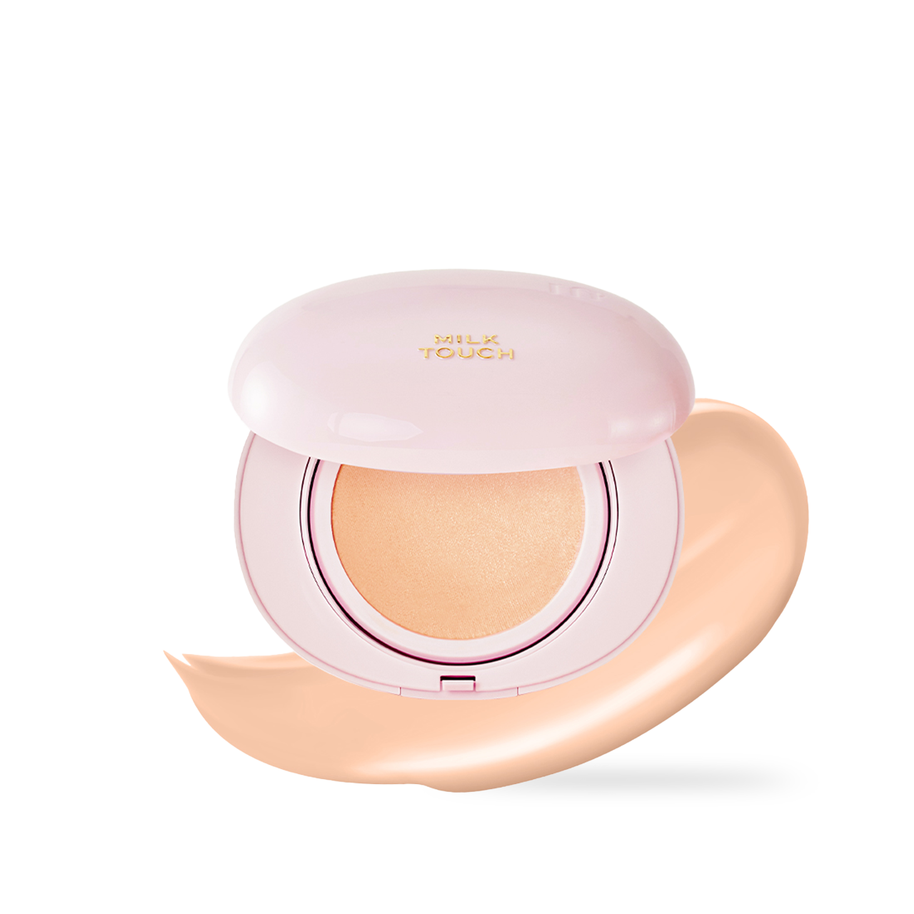 Milk Touch All Day Skin Fit Milky Glow Cushion #19W Warm Ivory 15g K-beauty makeup product image