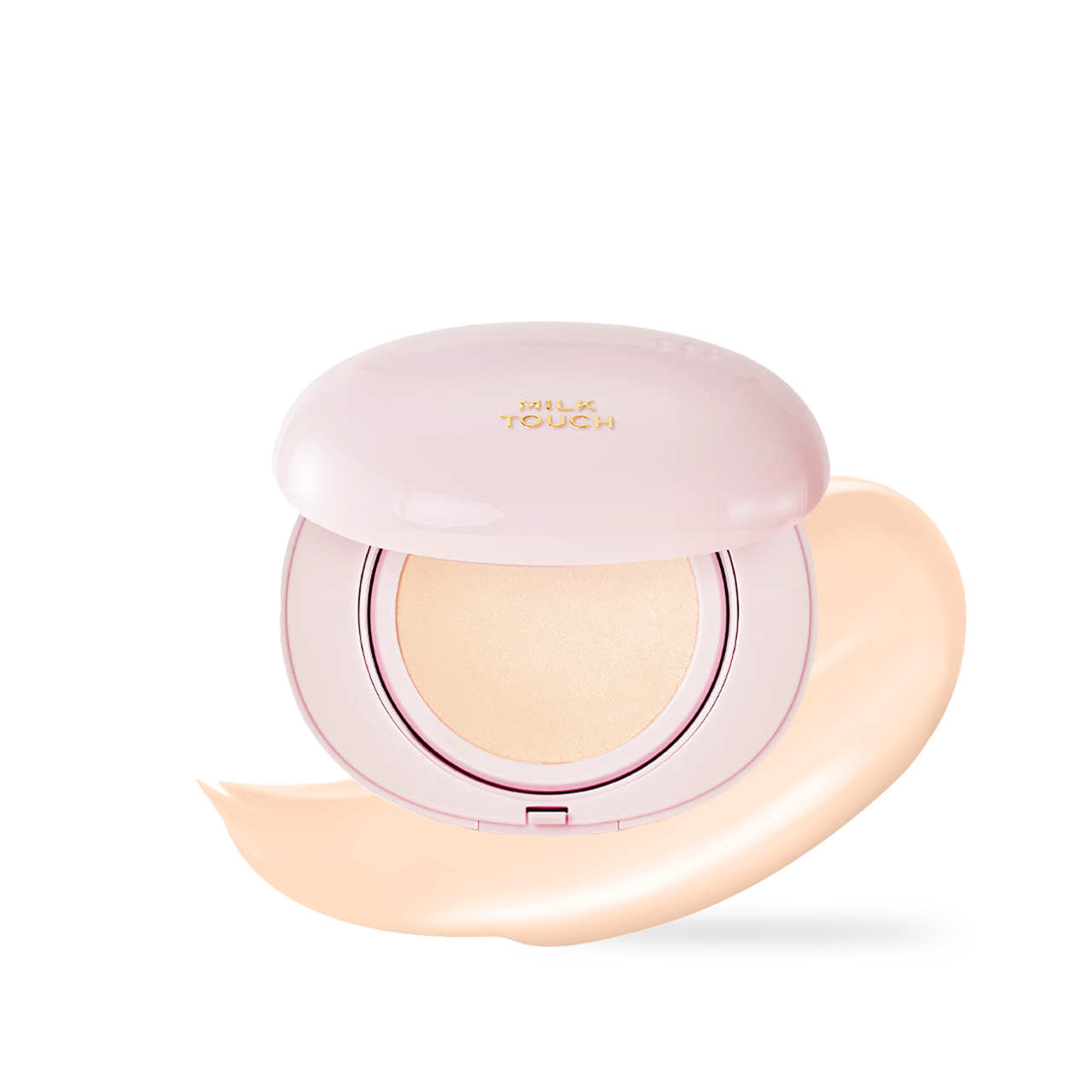 Milk Touch All Day Skin Fit Milky Glow Cushion #15N Fair Ivory 15g K-beauty makeup product image