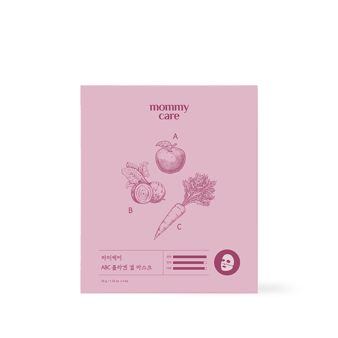 Mommycare ABC Collagen Gel Mask 36g x 4pcs - Mommycare Face Mask product image