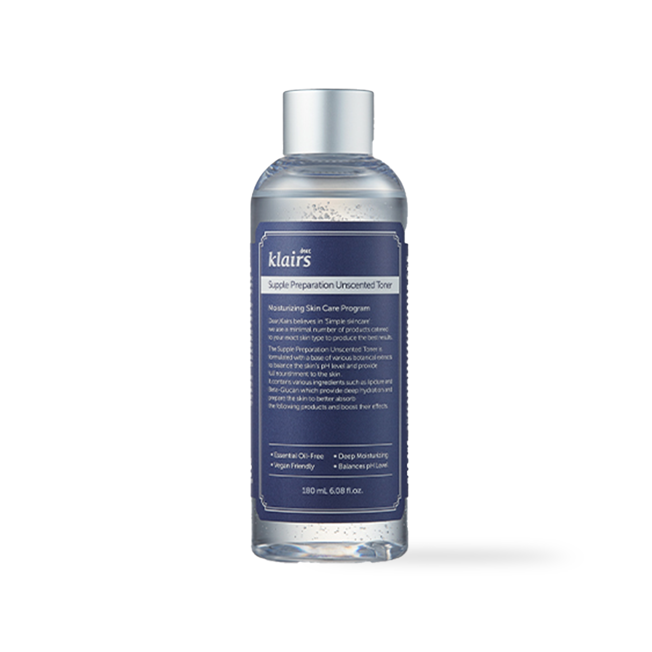 Dear Klairs Supple Preparation Unscented Toner 180ml Korean toner product image