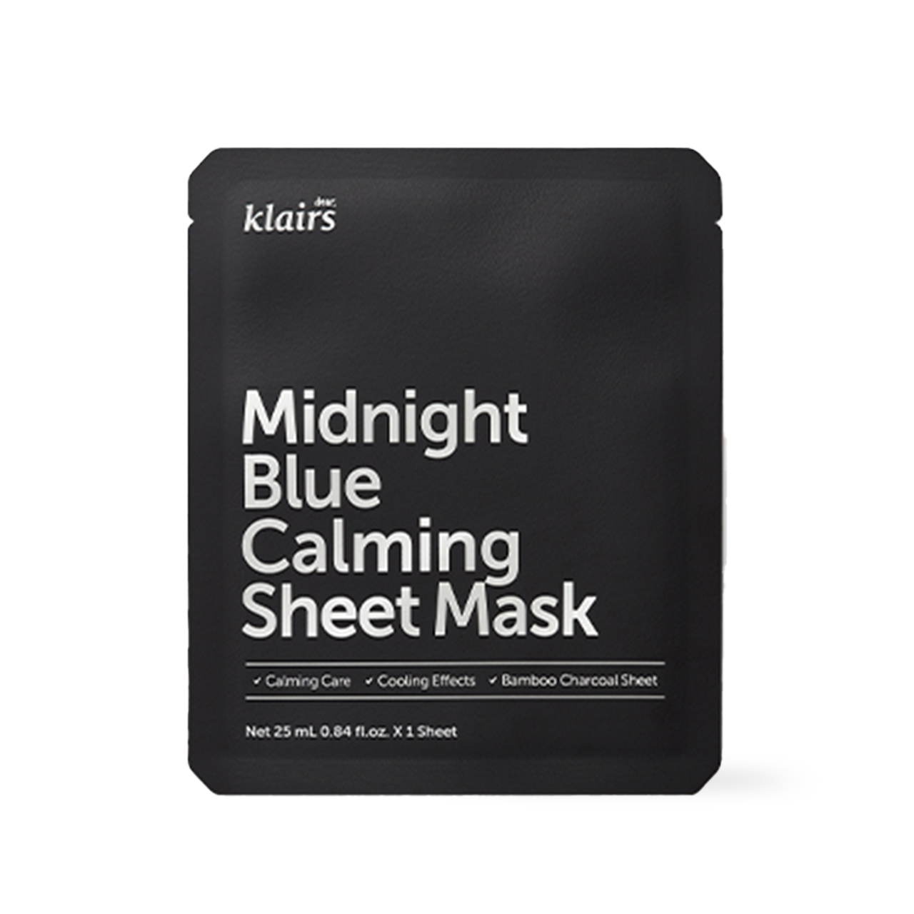 Dear Klairs Midnight Blue Calming Sheet Mask 1ea Korean skincare product image