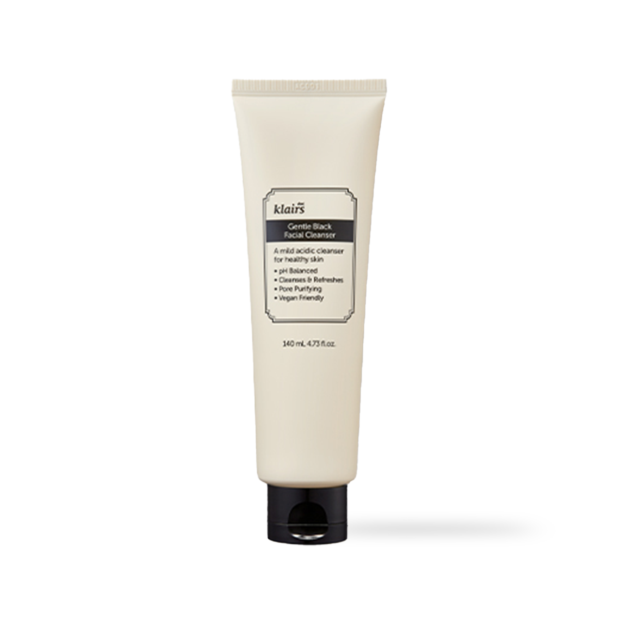 Dear Klairs Gentle Black Facial Cleanser 140ml Korean cleanser product image