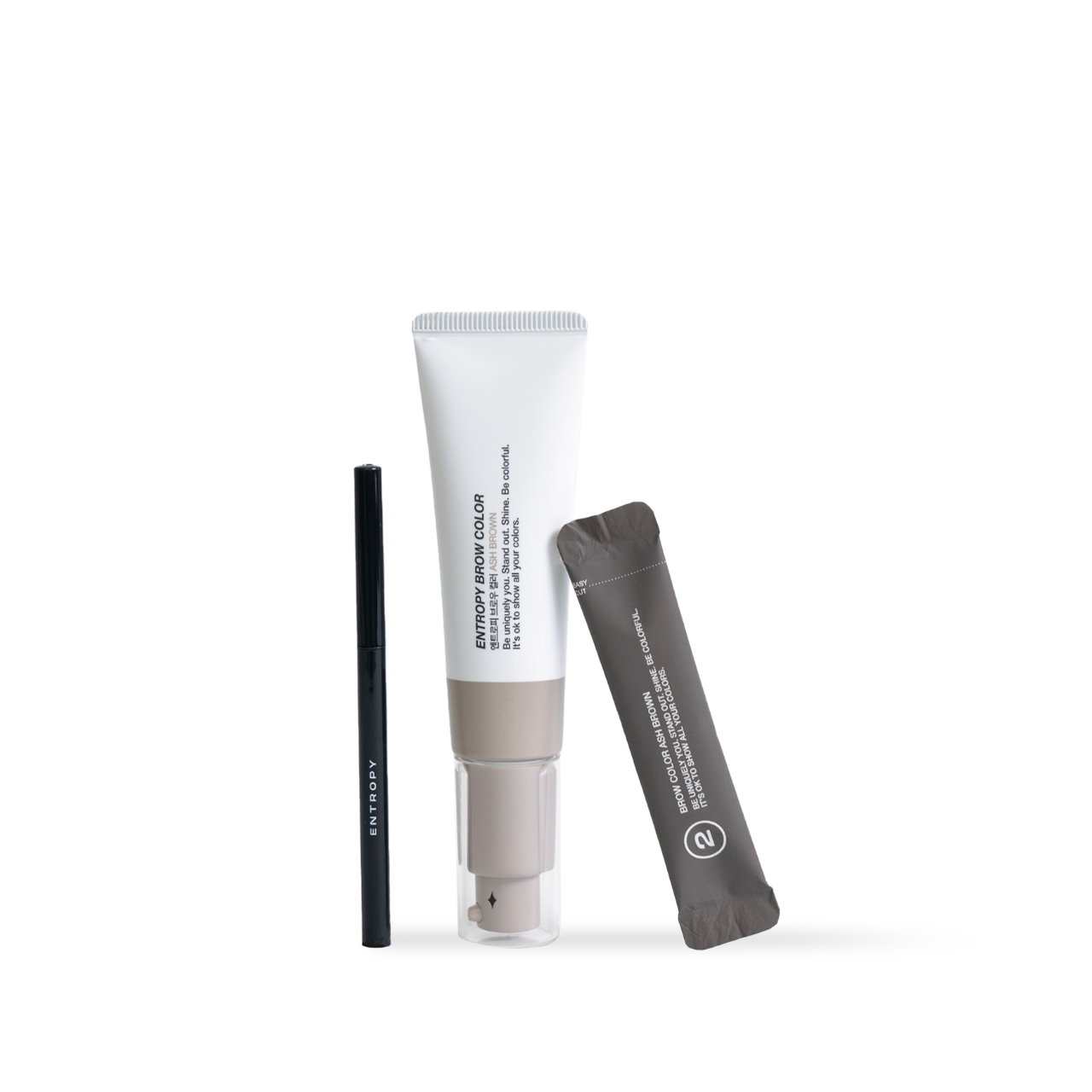 ENTROPY Brow Color #ASH Brown 38g K-beauty makeup product image