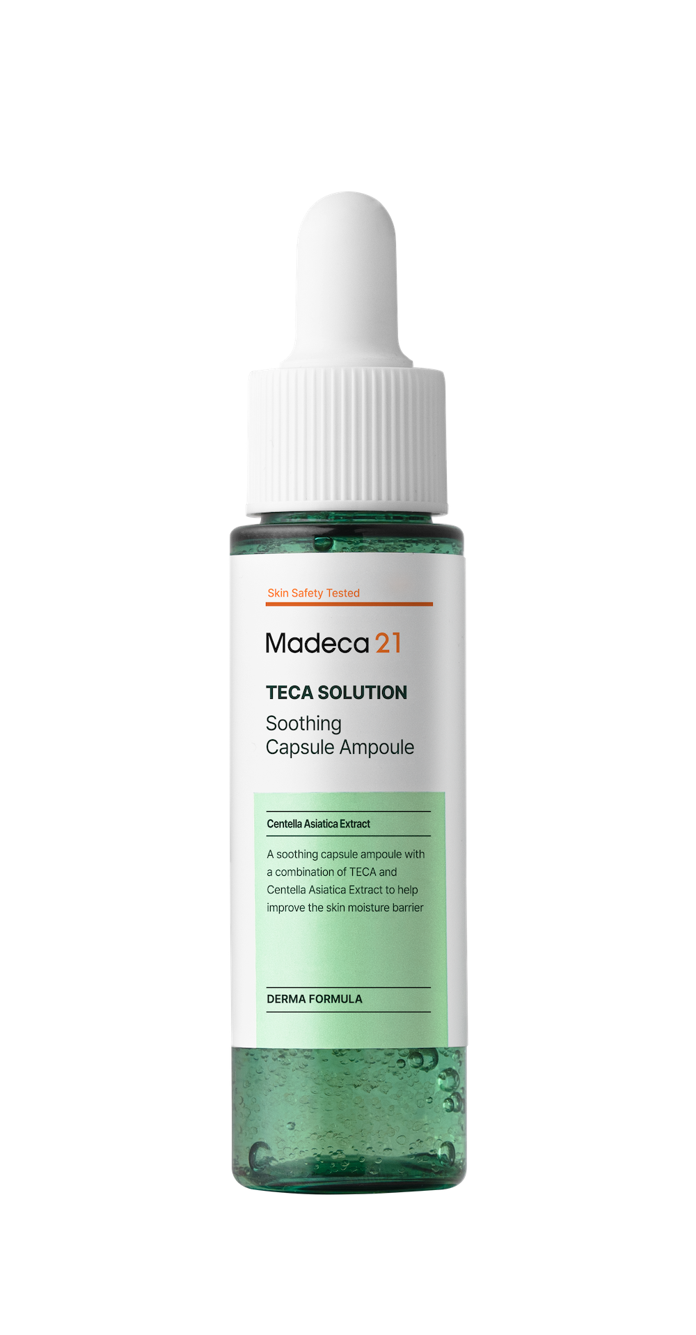 Madeca21 Soothing Ampoule box and bottle together