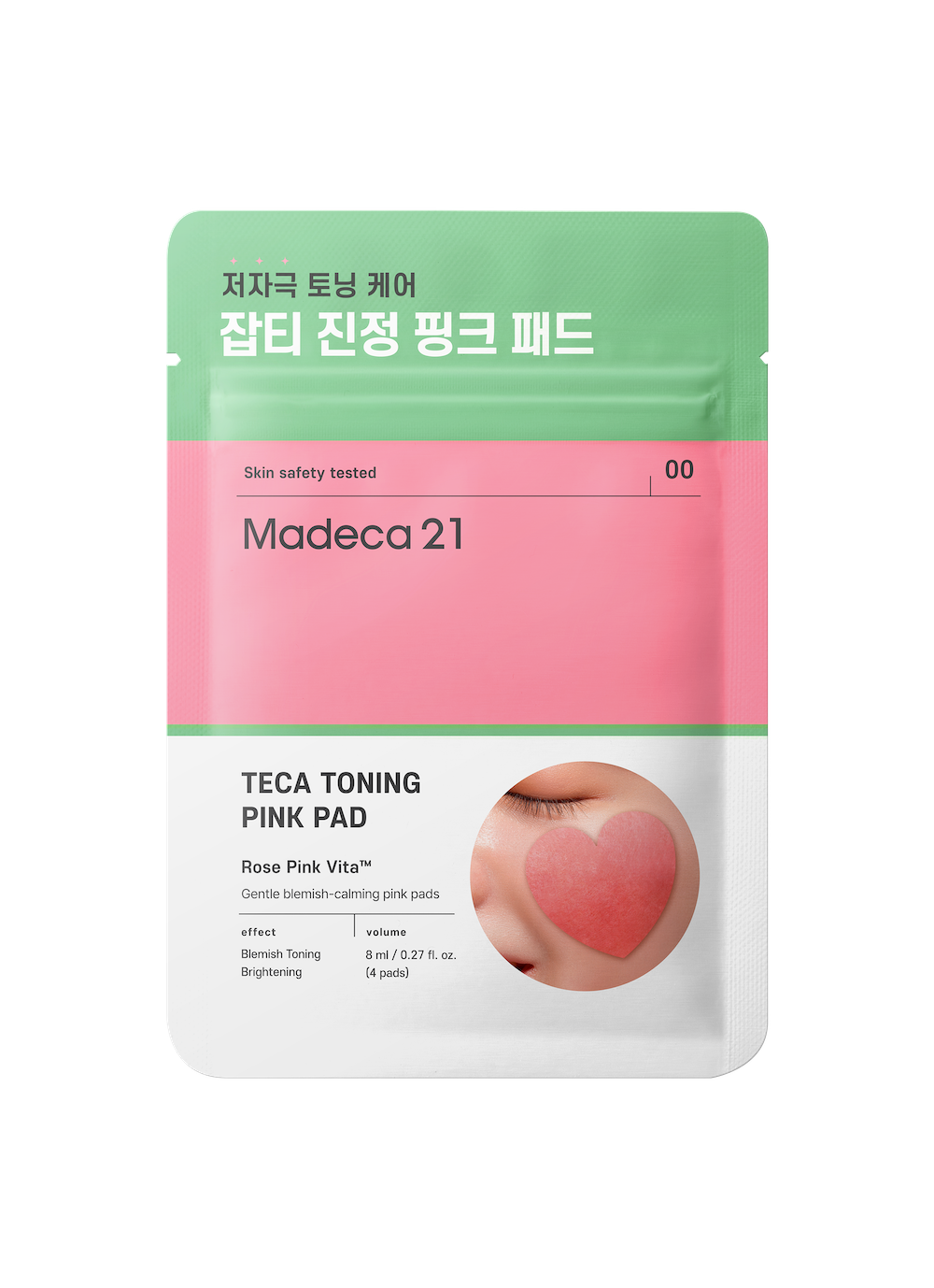 Madeca21 Teca Toning Pink Pad 4ea Korean toner product image
