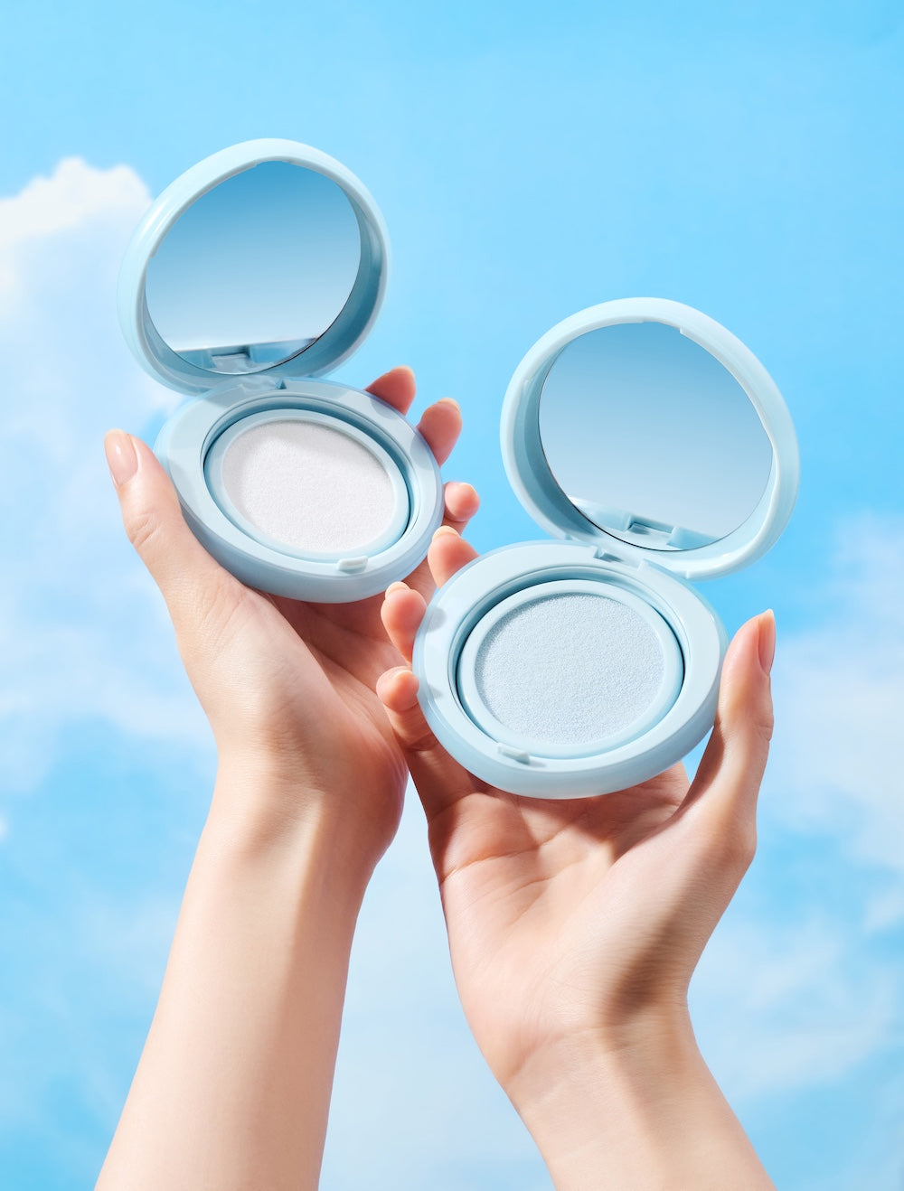 TOCOBO Blur Finish Sun Cushion 01 Cotton Blue 13g Korean sunscreen product image