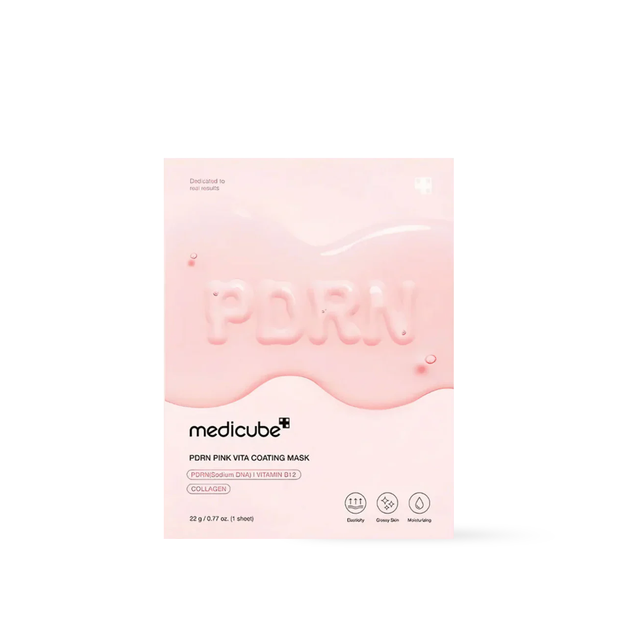 Medicube PDRN Pink Vita Coating Mask texture swatch
