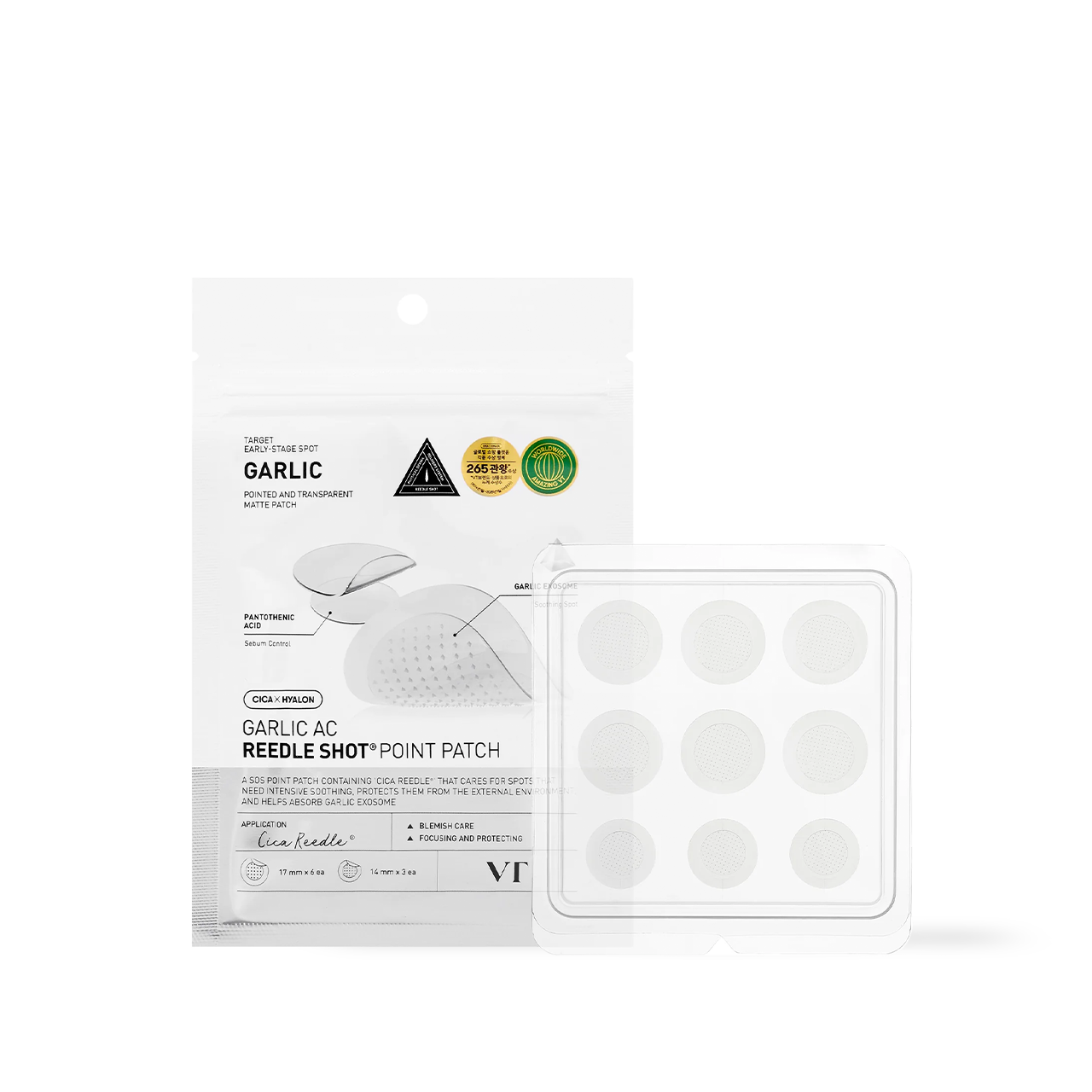 VT Cosmetics Garlic AC Reedle Shot Point Patch Korean ampoule product image