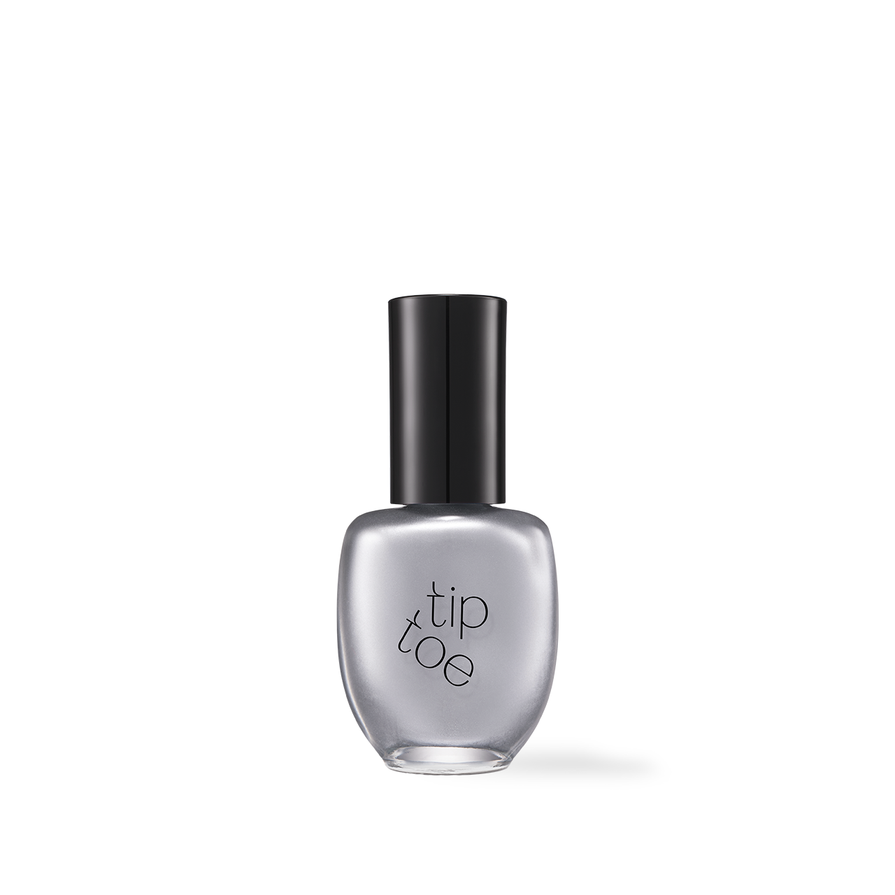 Tiptoe Syrup & Paint Nail Polish 18 Colors 303 Silver Shaker K-beauty nail polish product image