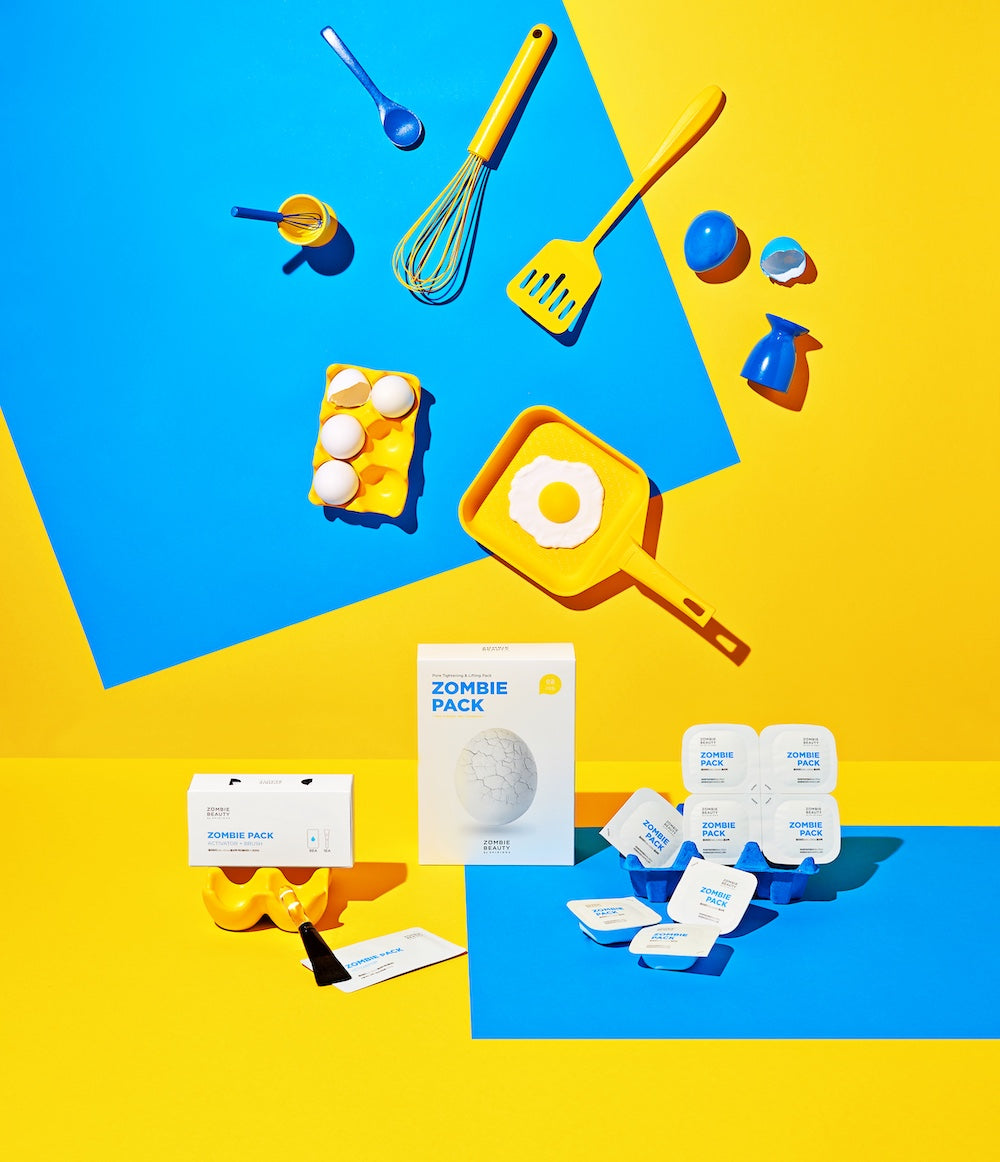 Kit box opened showing all sachets inside
