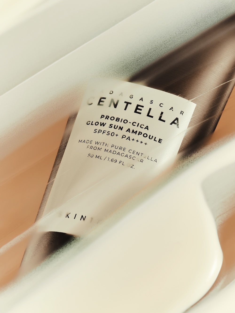 SKIN1004 Madagascar Centella Probio-Cica Glow Sun Ampoule 50ml Korean sunscreen product image
