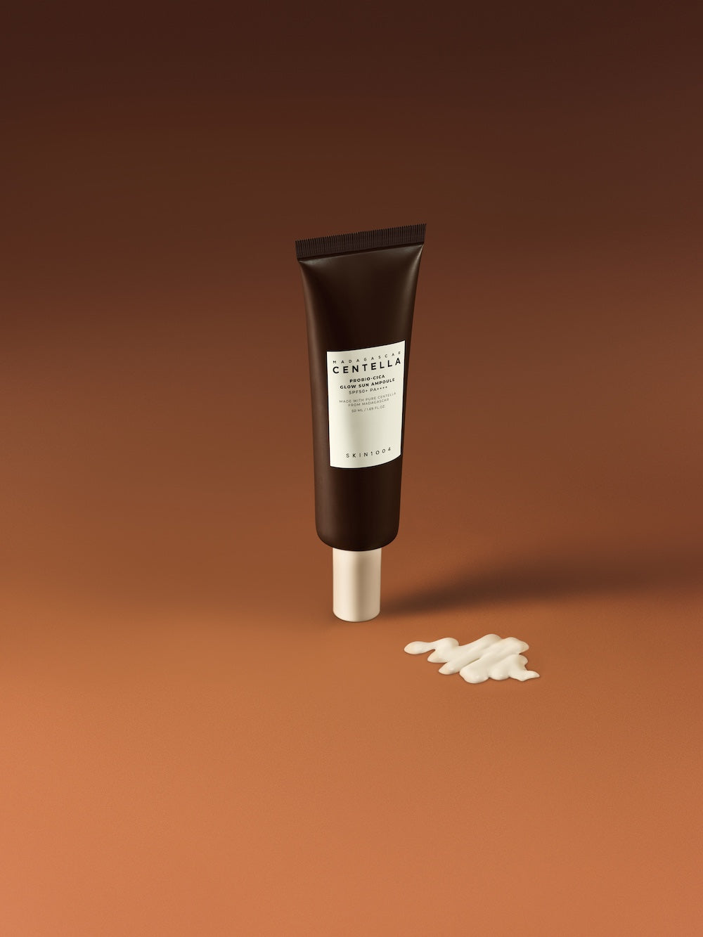 SKIN1004 Madagascar Centella Probio-Cica Glow Sun Ampoule 50ml Korean sunscreen product image