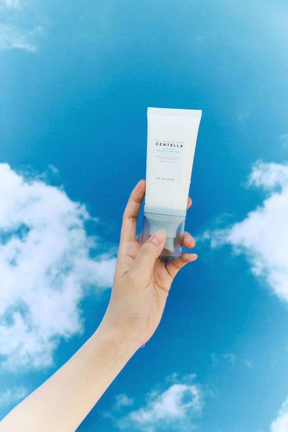 SKIN1004 Madagascar Centella Hyalu-Cica Water-Fit Sun Serum 50ml Korean sunscreen product image