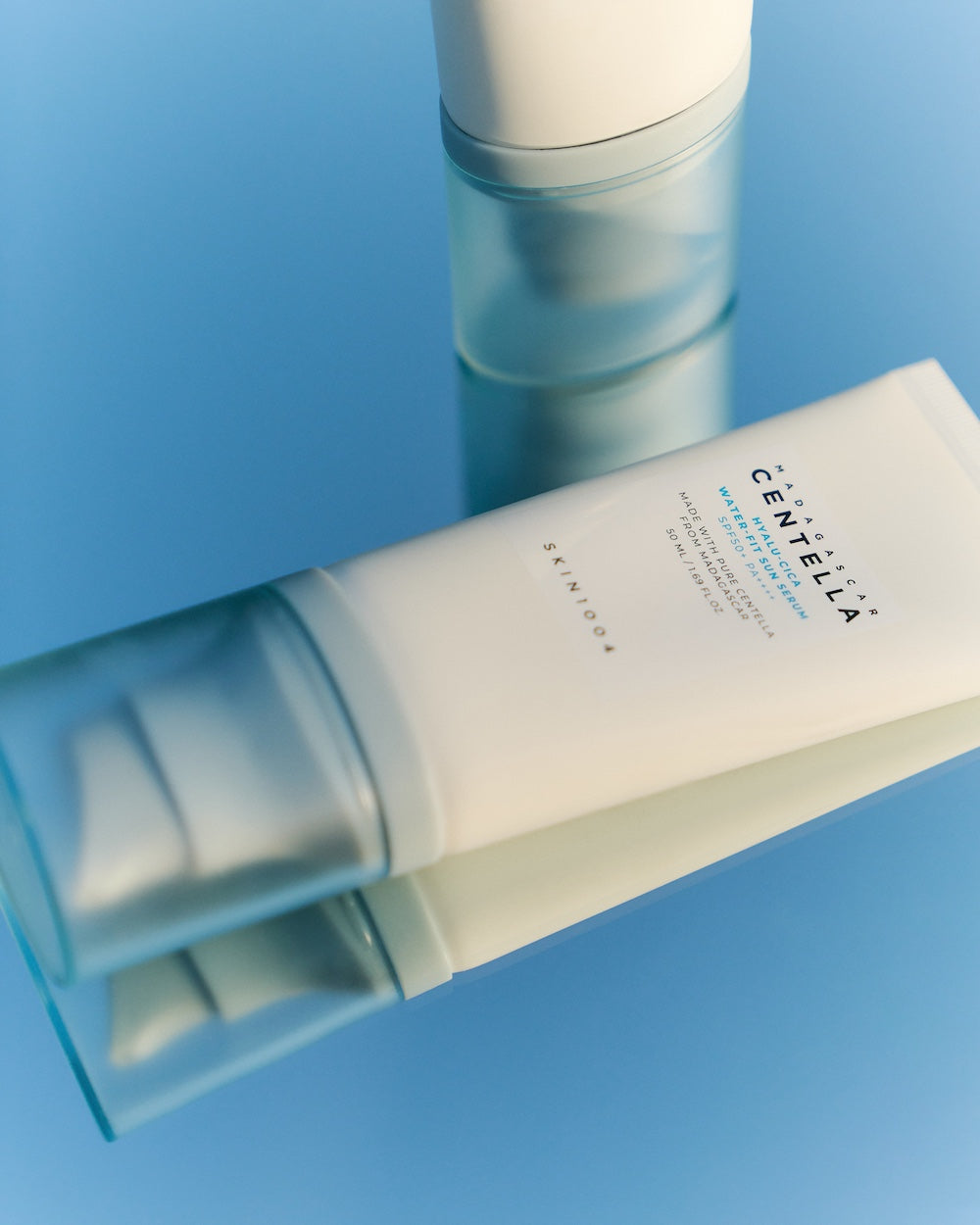 SKIN1004 Madagascar Centella Hyalu-Cica Water-Fit Sun Serum 50ml Korean sunscreen product image