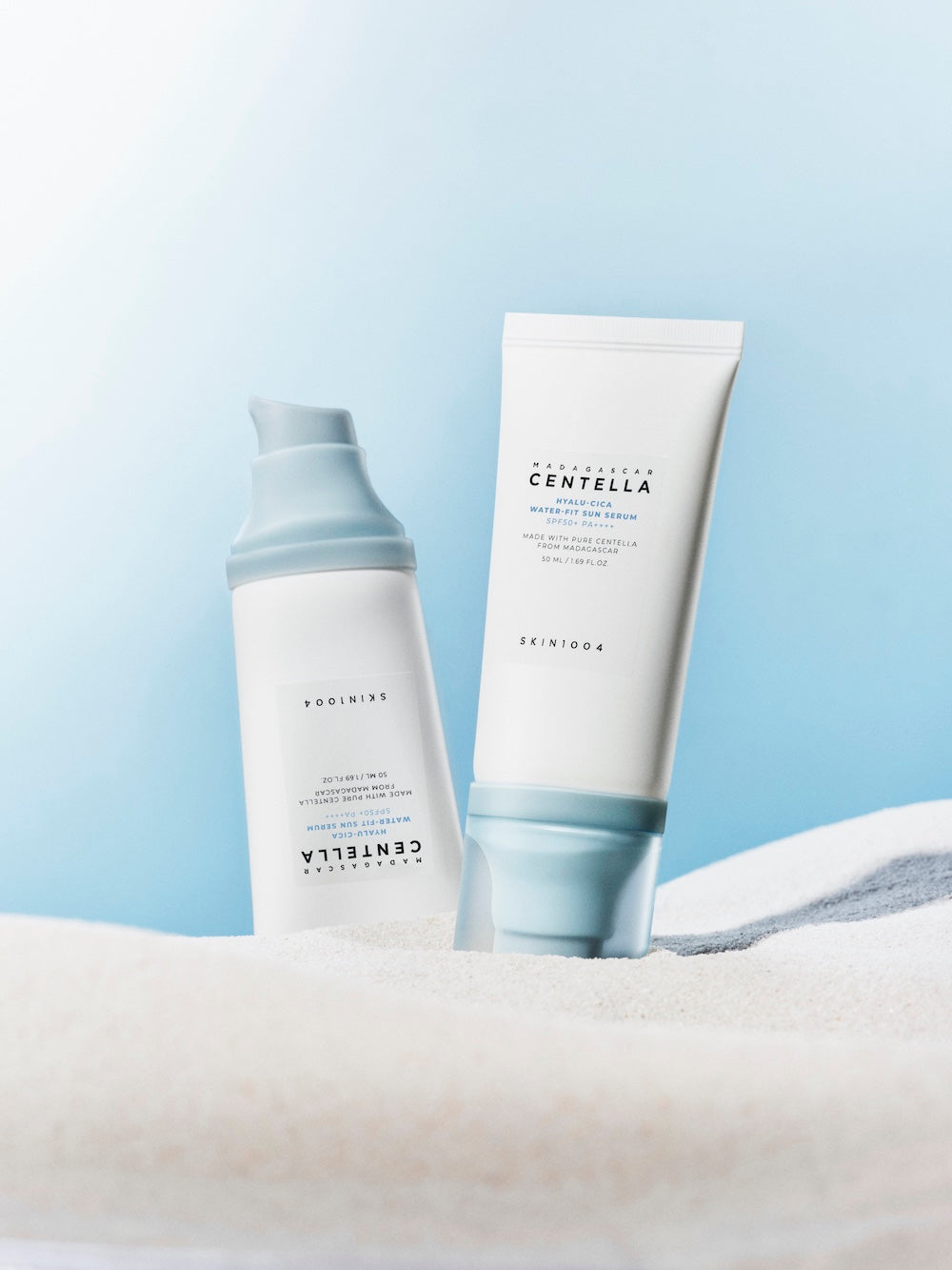 SKIN1004 Madagascar Centella Hyalu-Cica Water-Fit Sun Serum 50ml Korean sunscreen product image