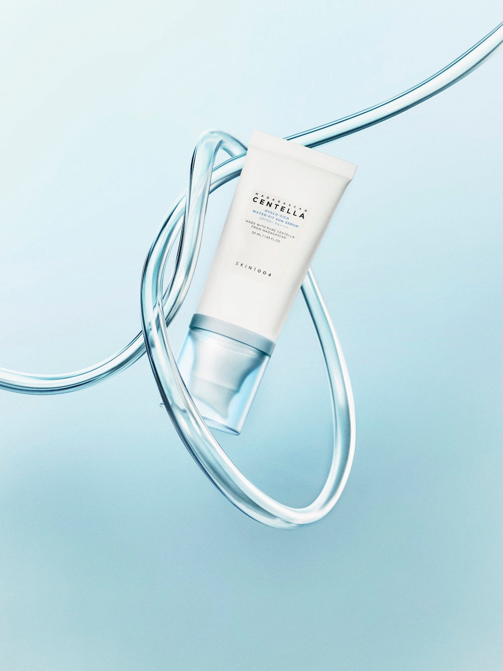 SKIN1004 Madagascar Centella Hyalu-Cica Water-Fit Sun Serum 50ml Korean sunscreen product image