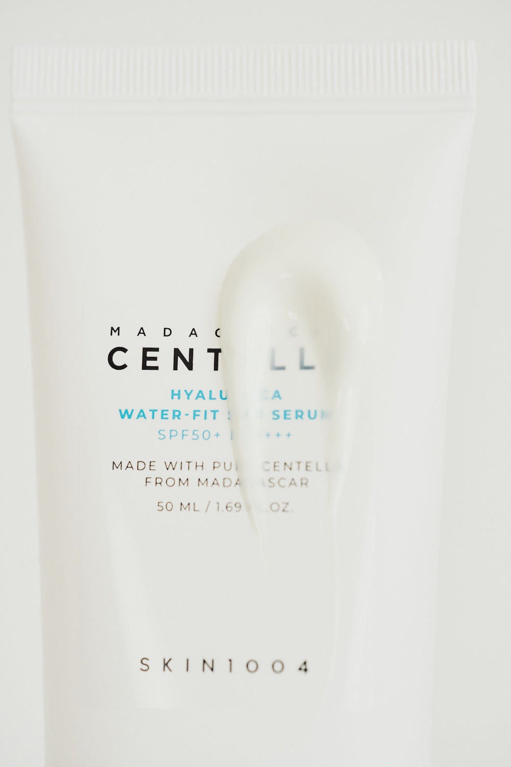 Sun serum bottle photographed in daylight