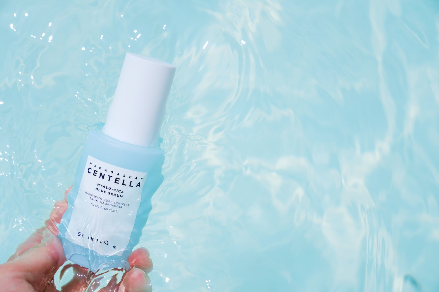 Full ingredient list on serum packaging