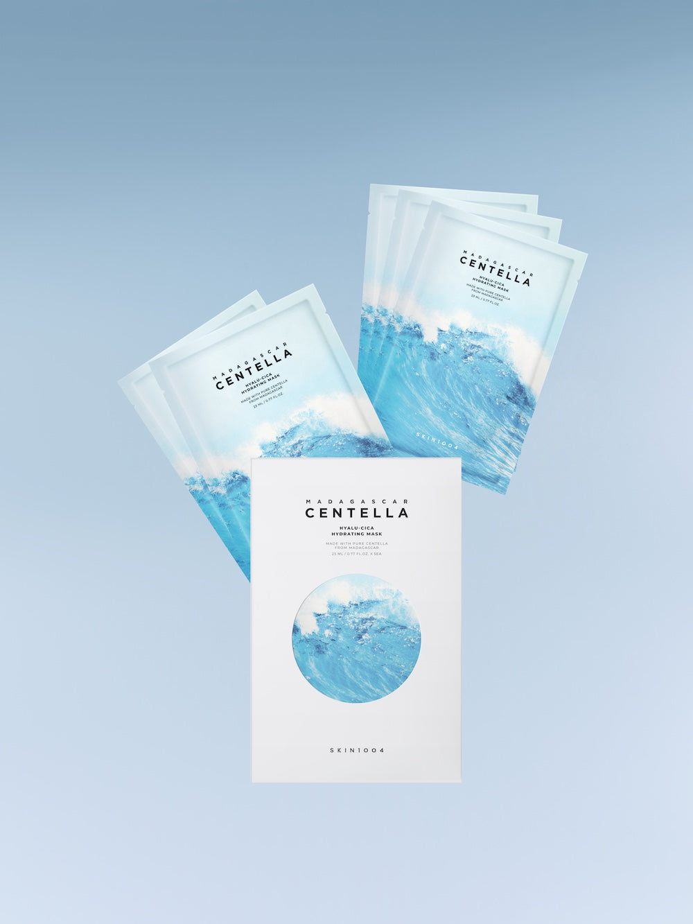 SKIN1004 Madagascar Centella Hyalu-Cica Hydrating Mask 23ml 5EA Korean toner product image