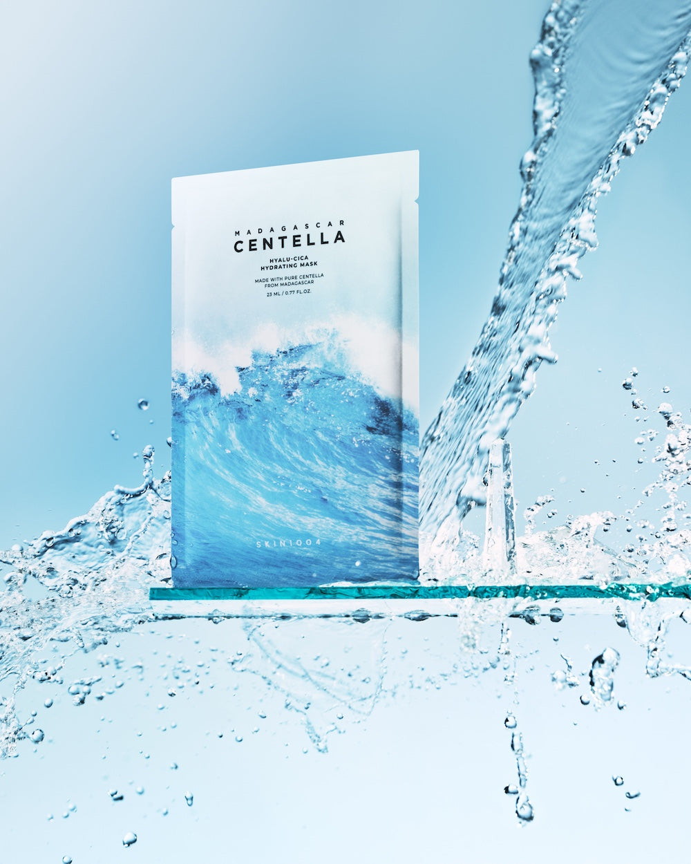 SKIN1004 Madagascar Centella Hyalu-Cica Hydrating Mask 2 Size Korean toner product image