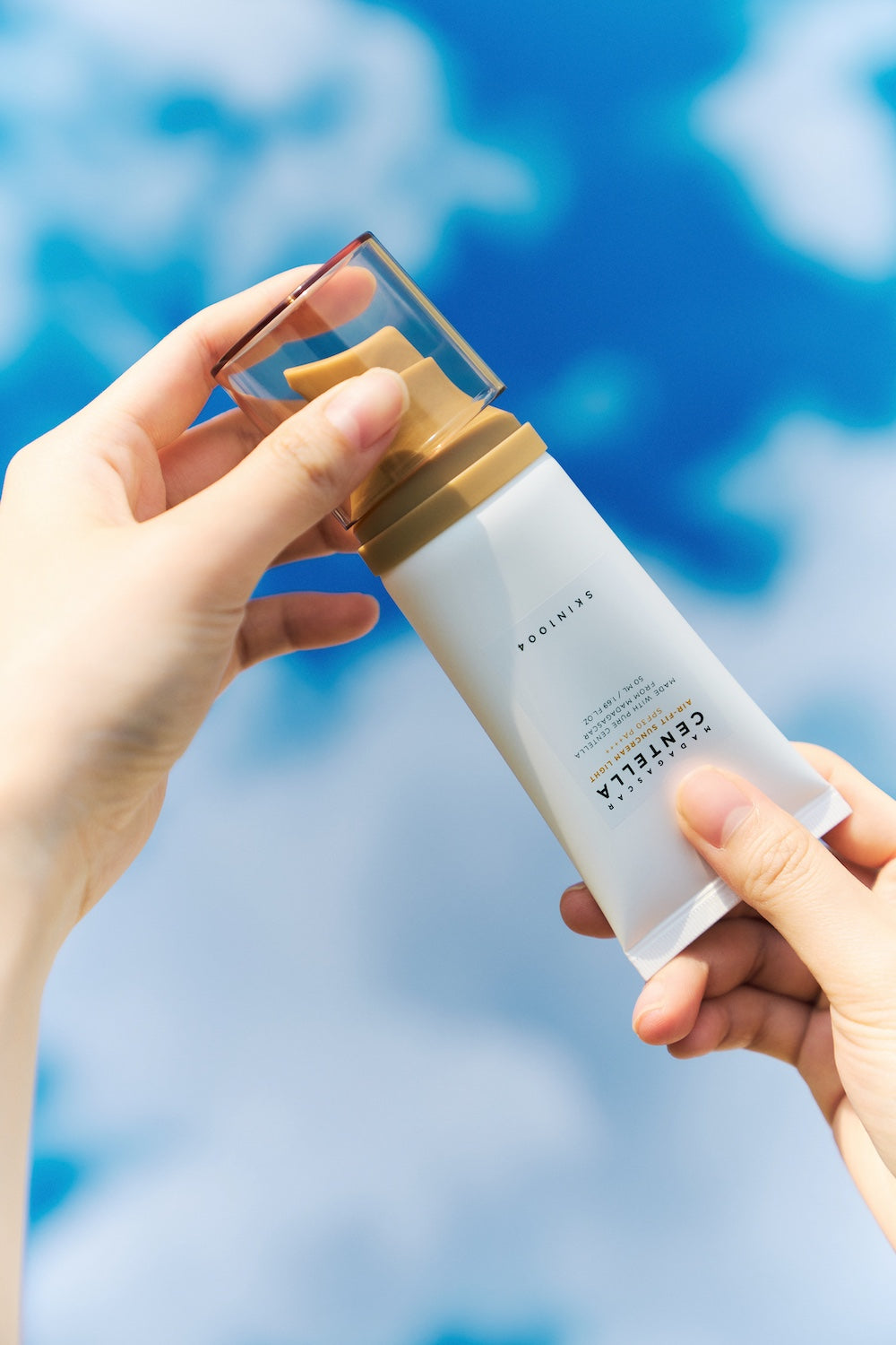 SKIN1004 Madagascar Centella Air-Fit Suncream Light 50ml Korean sunscreen product image