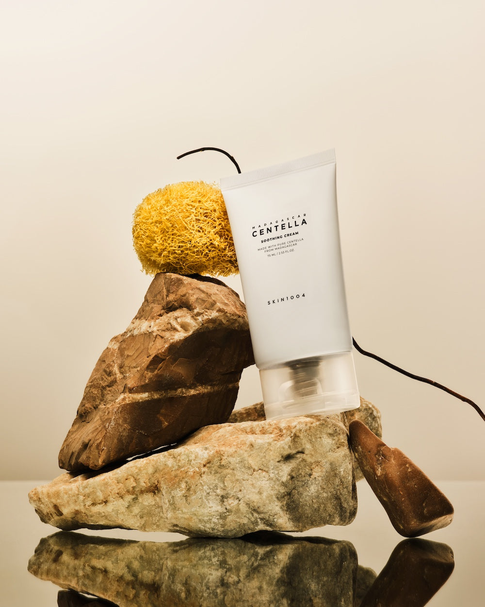 SKIN1004 Madagascar Centella Soothing Cream 2 Size Korean moisturizer product image