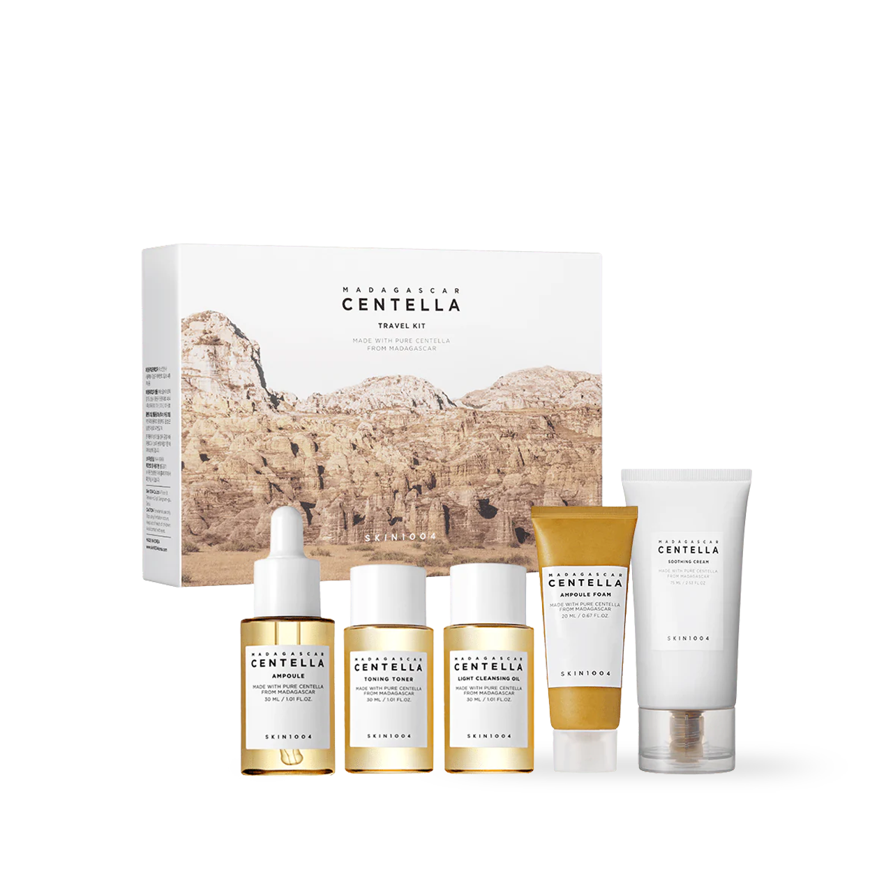 SKIN1004 Madagascar Centella Travel Kit Korean cleanser product image