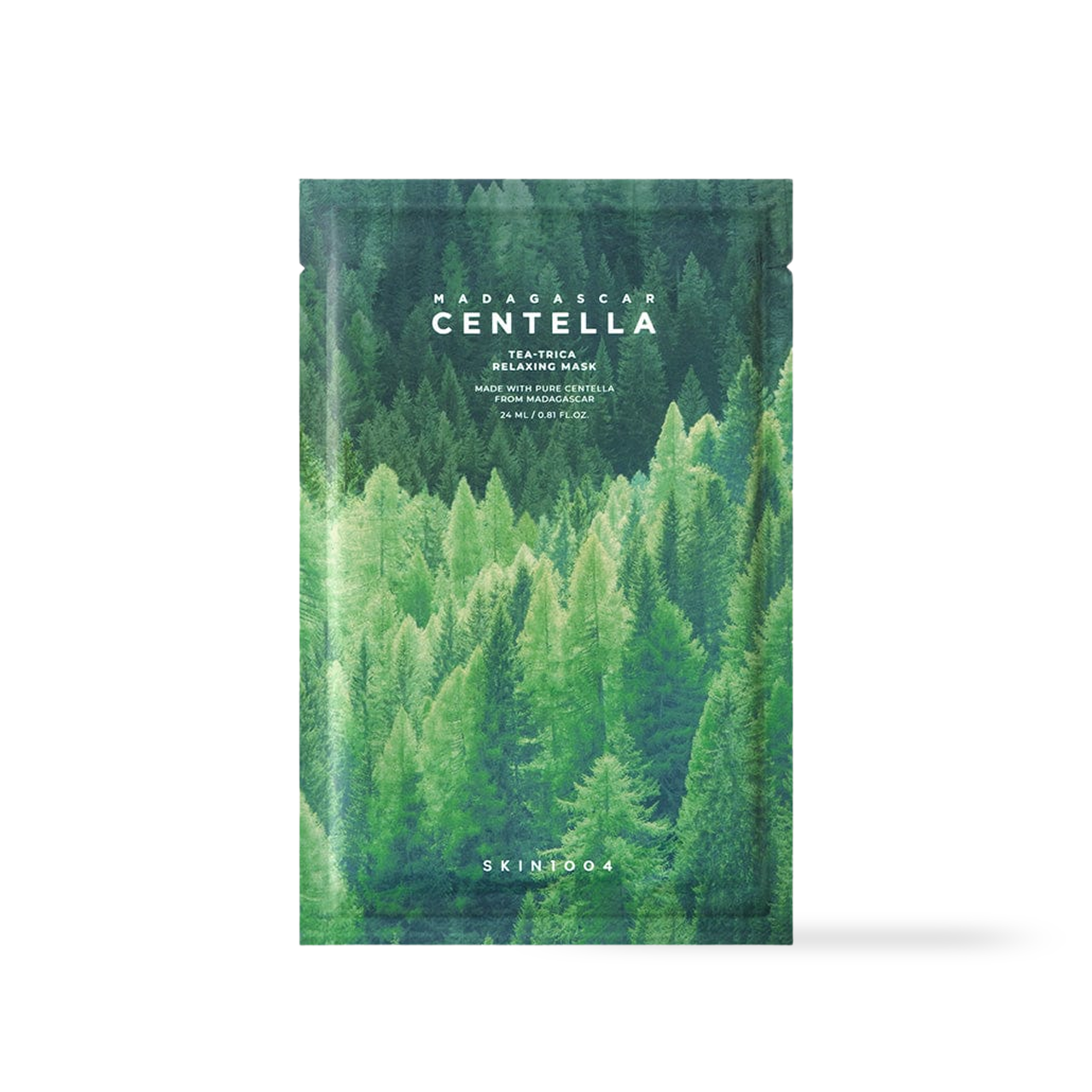 Skin1004 Madagascar Centella Tea Trica Relaxing Mask 1ea x 24ml - Skin1004 Face Mask product image