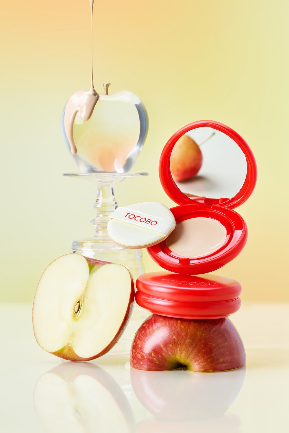 TOCOBO Apple Dewy Fit Cushion Refill Set 6 Colors K-beauty makeup product image