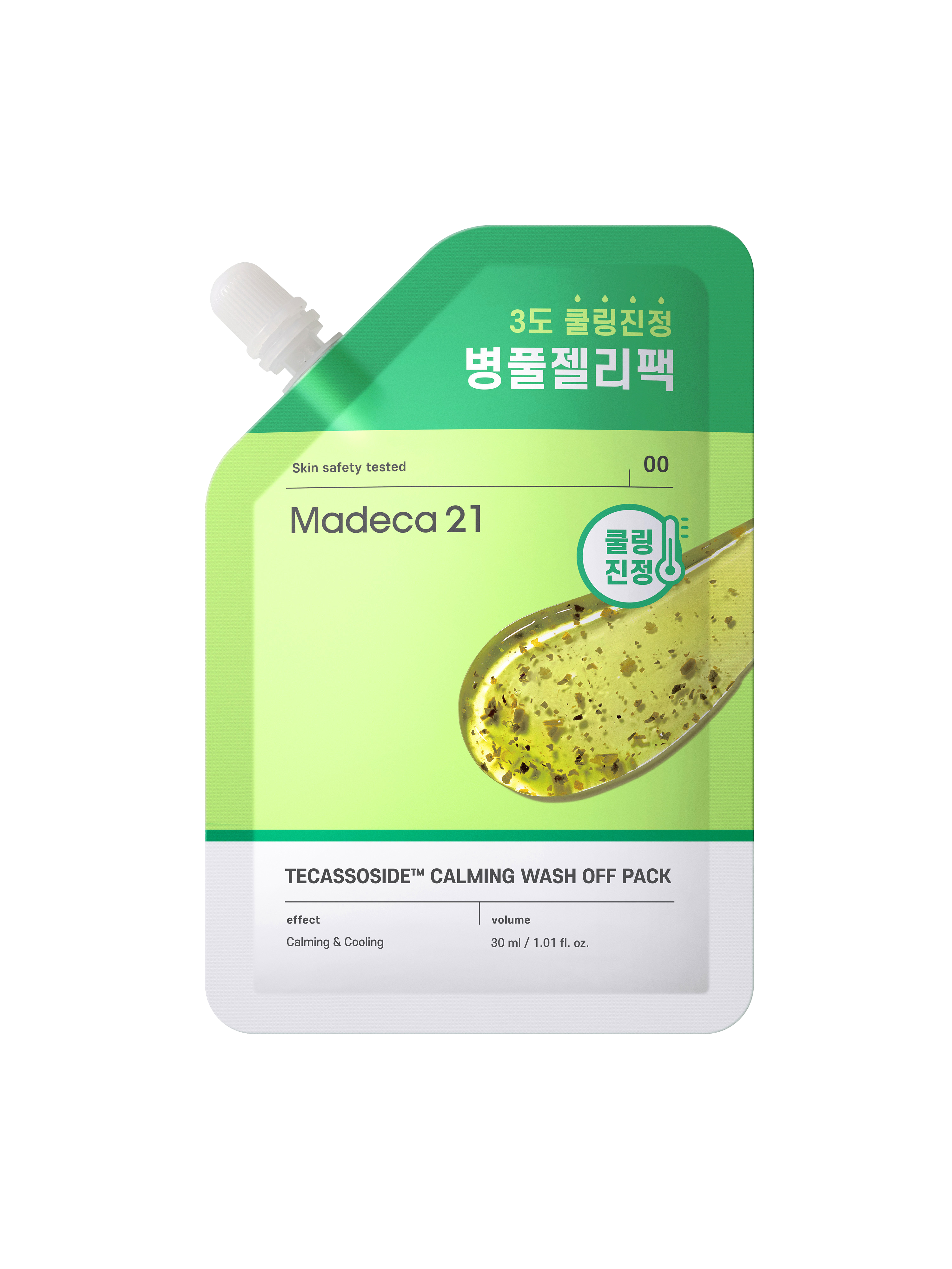 Madeca21 Tecassoside Calming Wash Off Pack 30ml Korean cleanser calming care