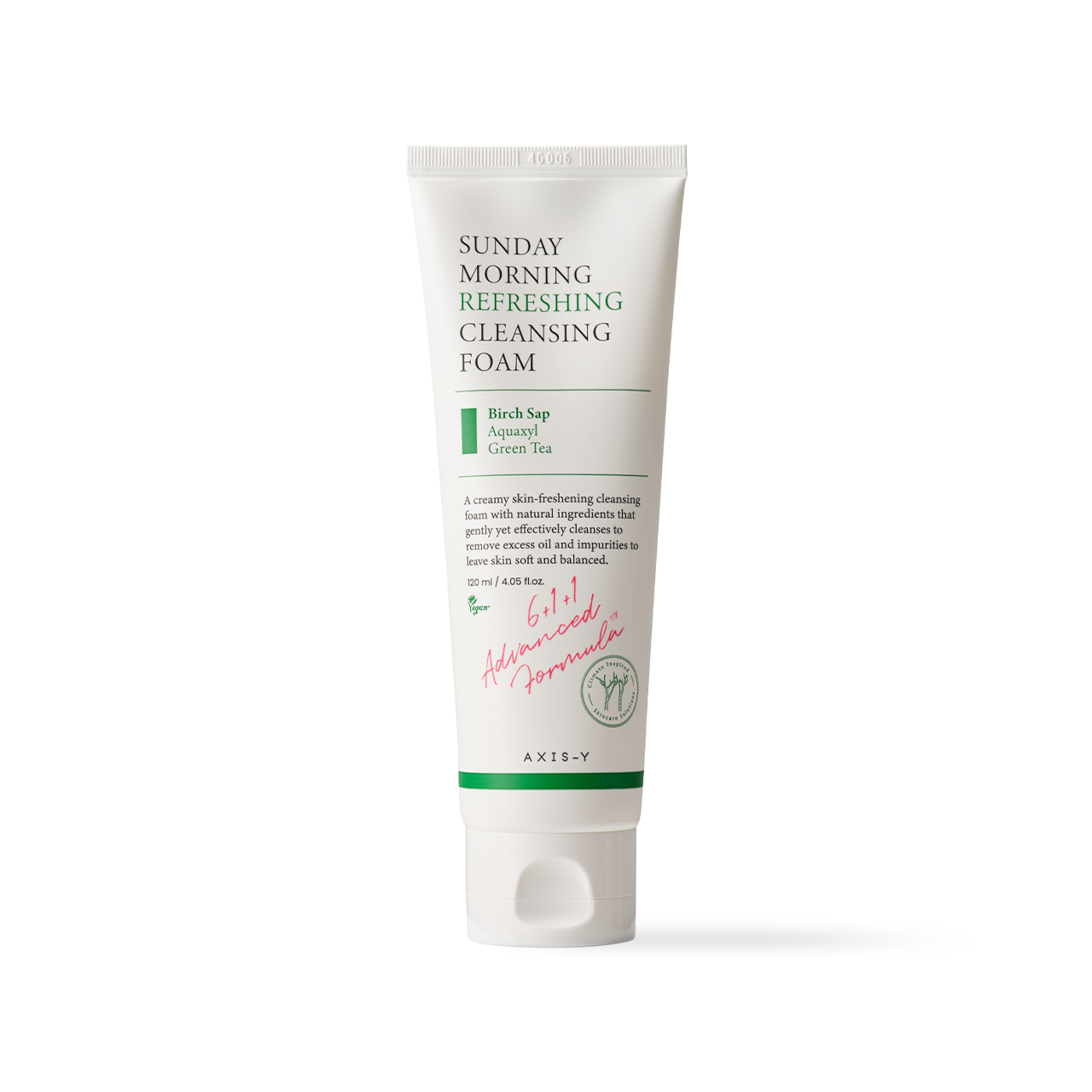 AXIS-Y Sunday Morning Refreshing Cleansing Foam 120ml Korean cleanser product image