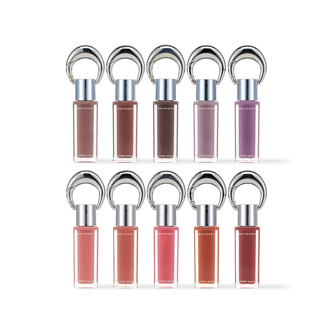ENTROPY Charm Tint Glossy Gel Line 10 Colors K-beauty lip product product image