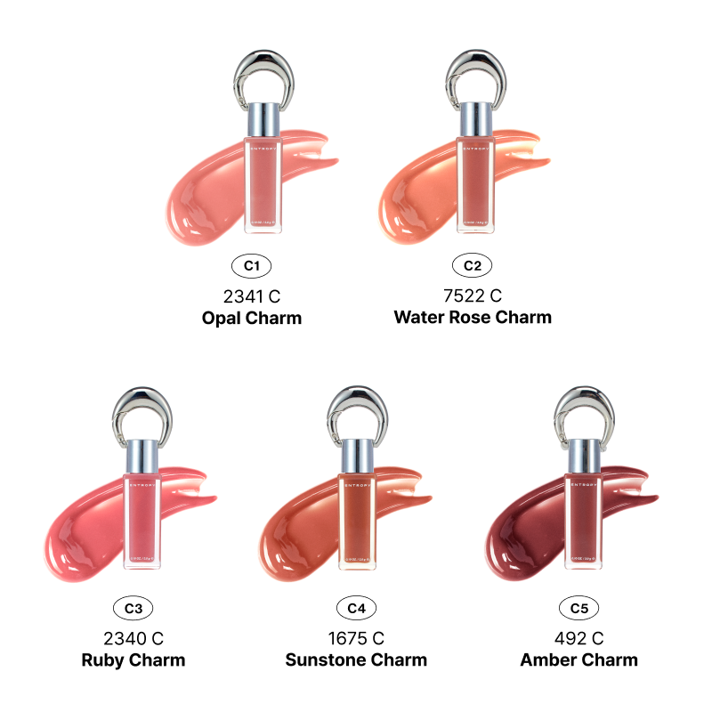ENTROPY Charm Tint Glossy Gel Line 10 Colors K-beauty lip product product image