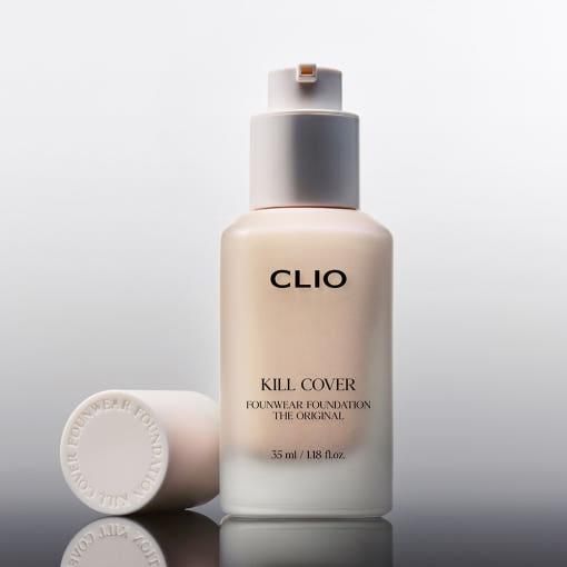 CLIO Kill Cover Founwear Foundation 38g No.3 Linen K-beauty makeup product image