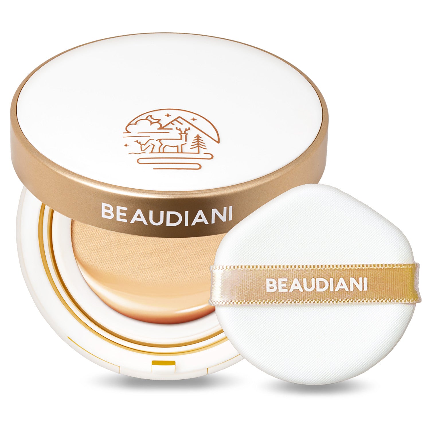 BEAUDIANI Mesh Glow Up Cushion 12g 3 Colors K-beauty cushion foundation glow care main product photo