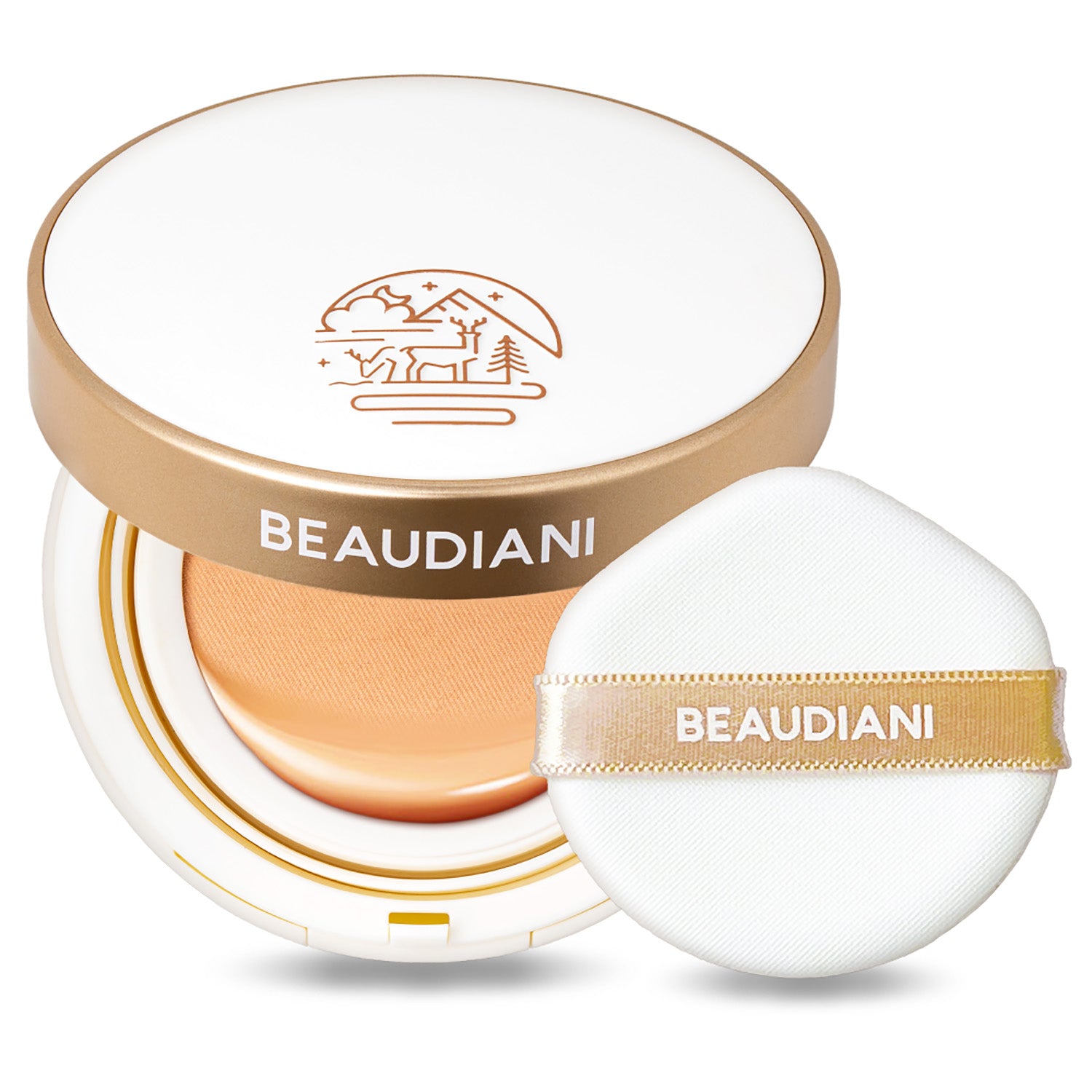 BEAUDIANI Mesh Glow Up Cushion 12g 3 Colors K-beauty cushion foundation glow care product detail view