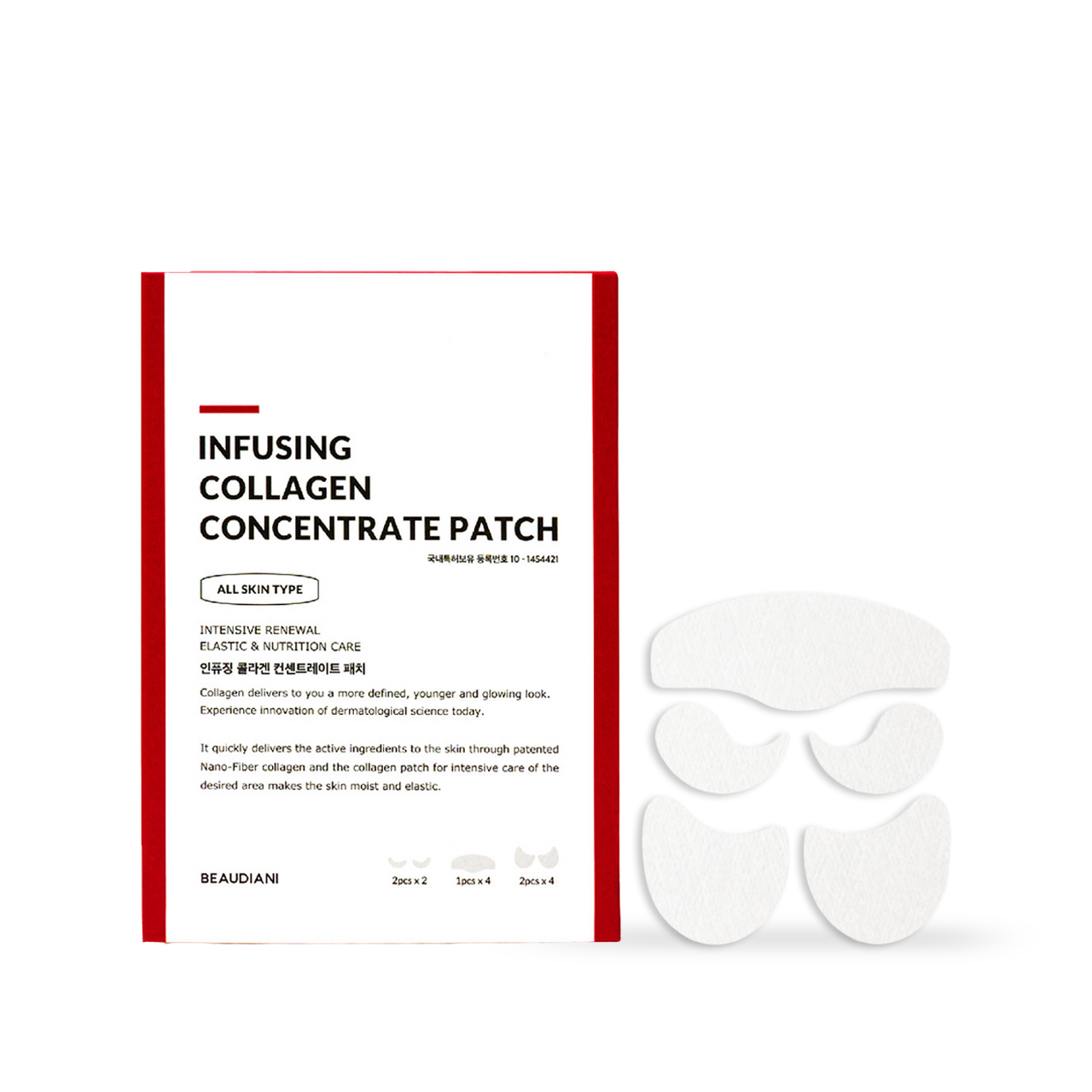 BEAUDIANI Infusing Collagen Concentrate Patch Korean skincare patch firming care